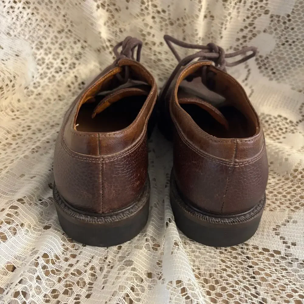 Cole Haan Country Men's US 7.5 Dark Brown Leather Split Toe Derby Shoes